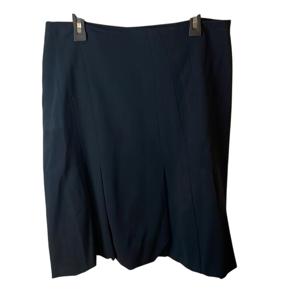 Black Career Business Casual Knee Length Skirt for‎ Women